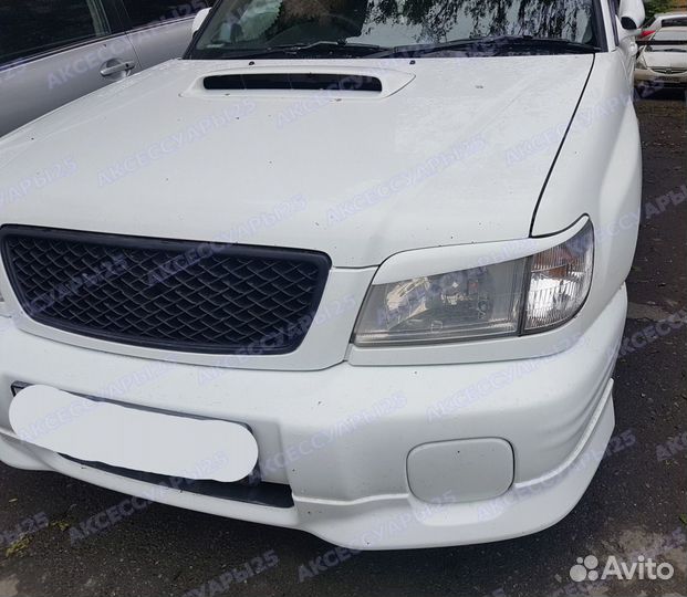 Реснички на фары Subaru Forester sf 2000-2002г