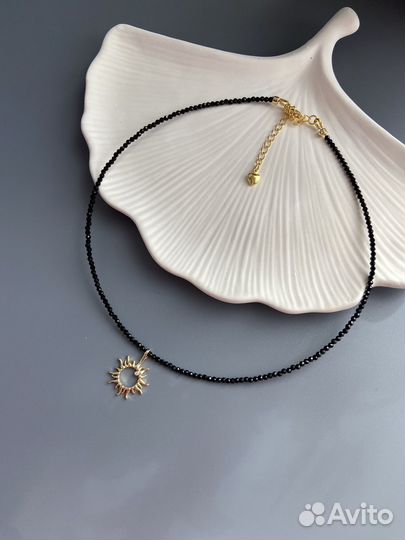 Чокер шпинель ручная работа