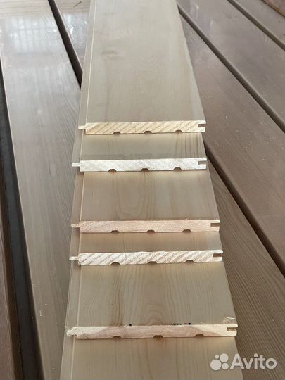 Вагонка штиль из лиственницы 14х120 сорт Экстра 3