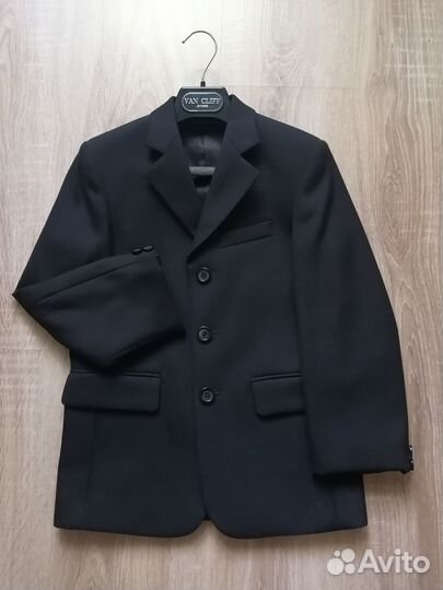 Школьный пиджак Van Cliff р. 134 и брюки в подарок