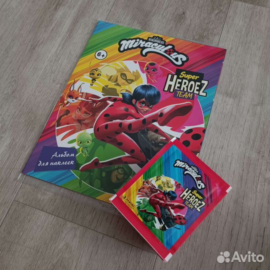 Panini Леди баг и Суперкот - альбом и 50 пакетов