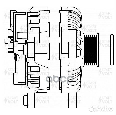 Генератор 110A LG 1801 startvolt