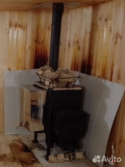 Печь для бани с баком