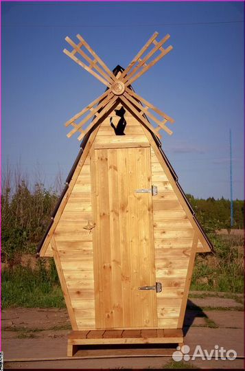 Дачный туалет с установкой ELE1005