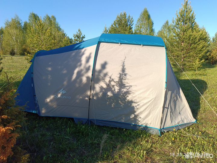 Палатка туристическая 4 местная с тамбуром