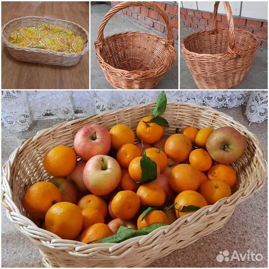 Корзины плетеные, грибные, пасхальные