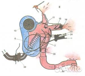 Схема печки ваз 2109 карбюратор