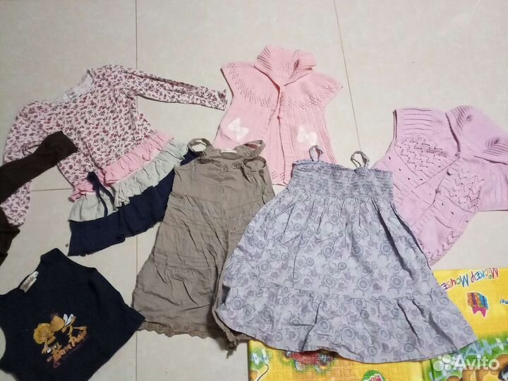 Пакет вещей для девочки 98-110