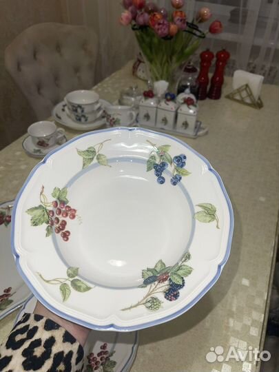 Villeroy boch cottege тарелка суповая