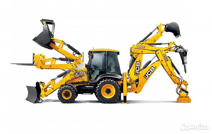 JCB.Экскаватор. Ямобур. Гидромолот. Закру-ние свай