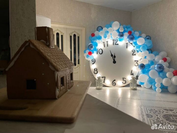 Фотозона Круглая часы