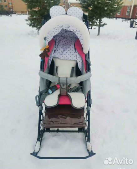 Санки коляска Ника 7 3