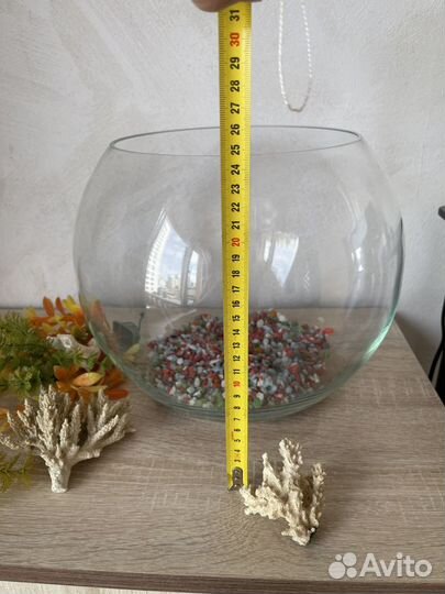 Аквариум круглый 12 литров