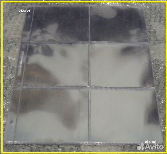 Листы для монет и банкнот