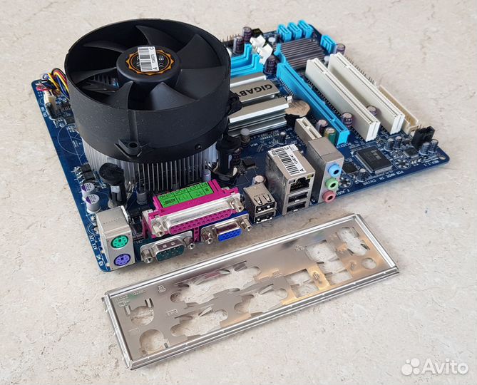 Материнская плата GA-G41M-ES2L + проц E5300