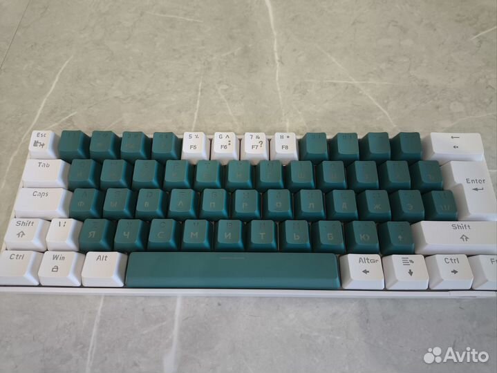 Механическая клавиатура белая ziyoulang T60