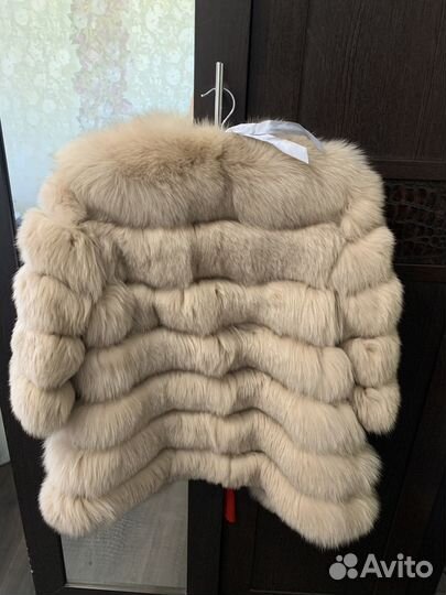 Шуба женская натуральная из песца