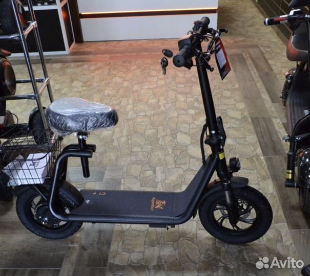 Kugoo C1 Plus с сидушкой