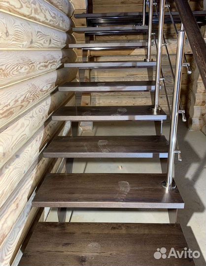 Изготовление лестниц из металлокаркаса межэтажная