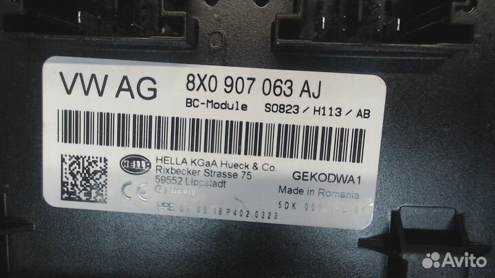 Блок управления бортовой сети Audi Q3, 2018