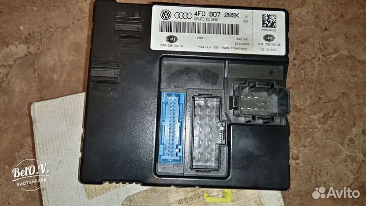 Блок комфорта Новый Ауди Audi A6 C6 Q7 4f0910289k