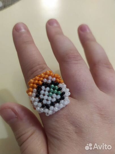 Колечки из бисера