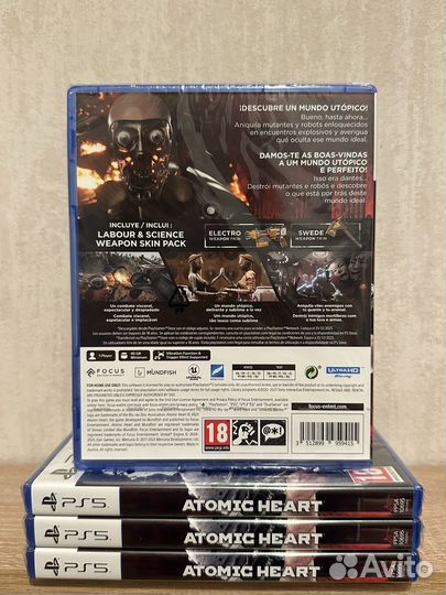 Atomic heart ps5 диск новый