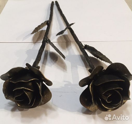 Роза из металла