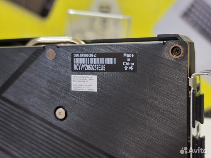 Видеокарта AMD Radeon rx7600 Dual/Рассрочка