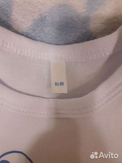 Футболка р 80-86