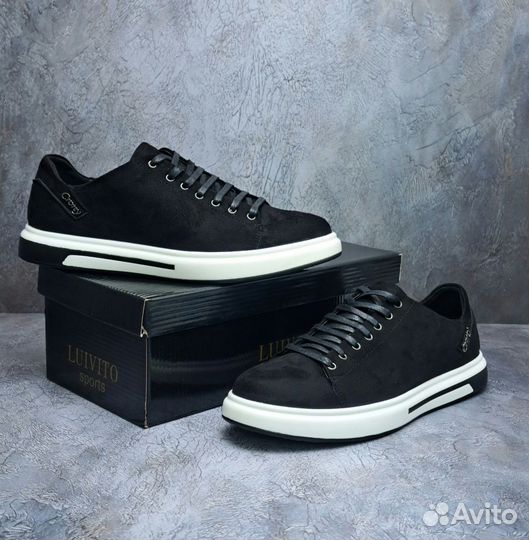 Кеды мужские замшевые