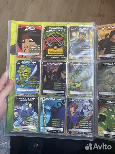 Коллекционные карточки Черепашки Ниндзя