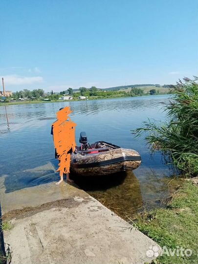 Лодка тайга с мотором