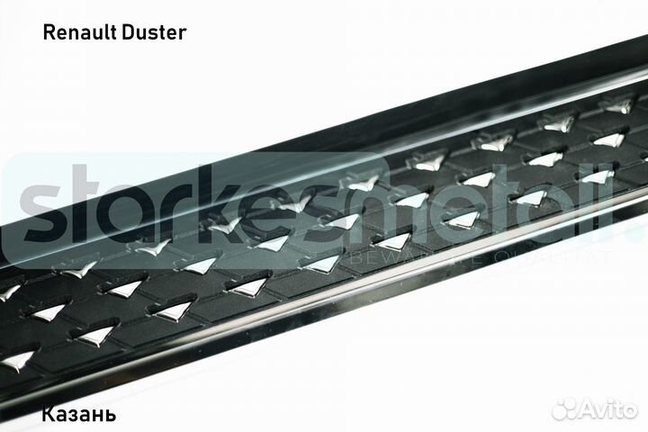 Пороги подножки Renault Duster Classik