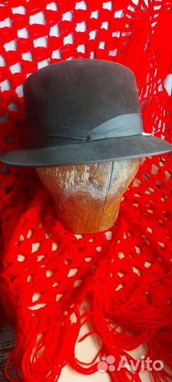 Шляпа мужская фетровая 60 е новая