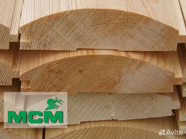 Имитация бревна из натуральной сосны