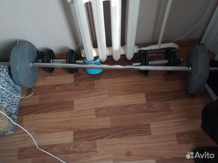Штанга, гантели