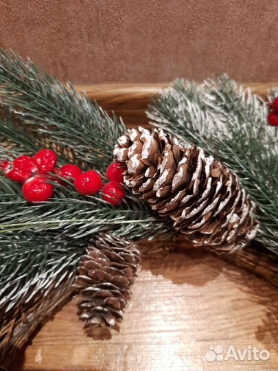 Новогодний венок на дверь