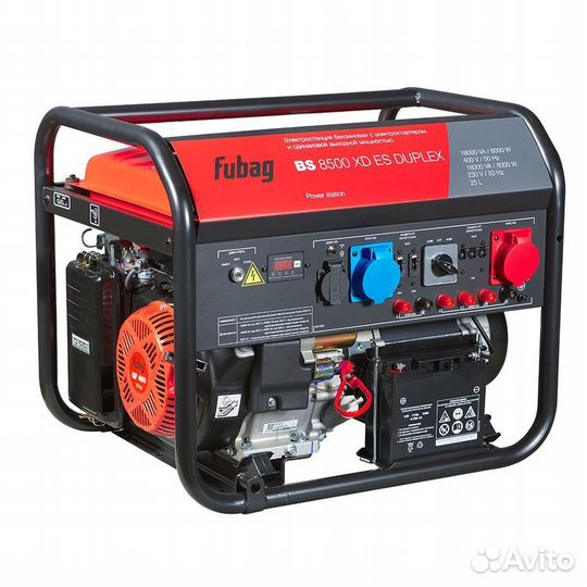 Генератор бензиновый BS8500XD ES Duplex 8,0 кВт