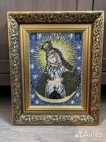 Остробрамская Икона божией матери бисером