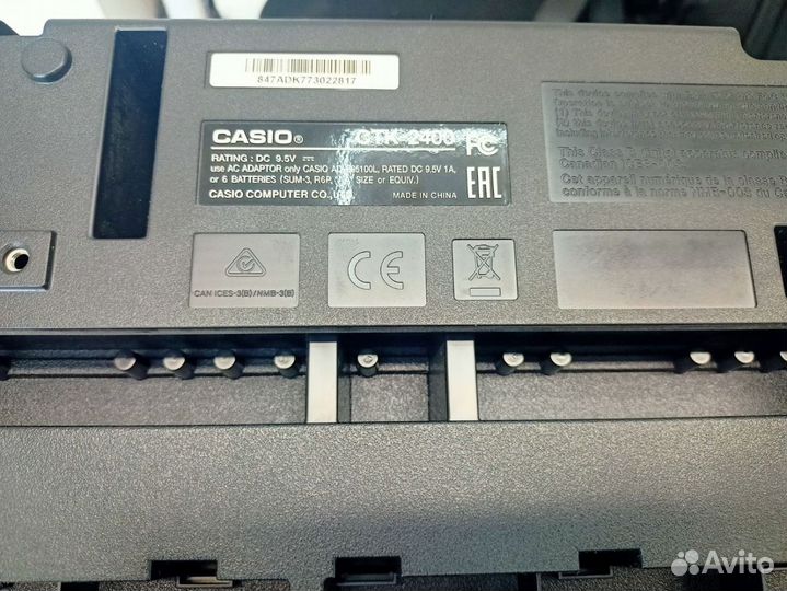 Синтезатор Casio Ctk-2400