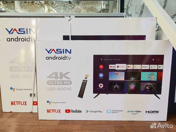 Телевизор новый Yasin