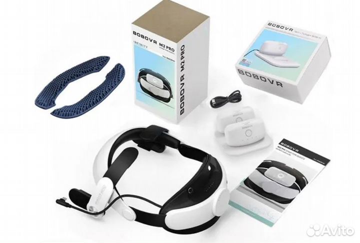Крепление Bobovr M2Pro с зарядной станц и батареей