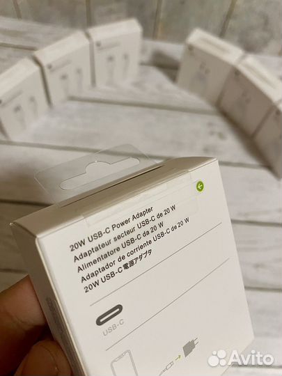 Блок питания 20W / Провод type-c lightning