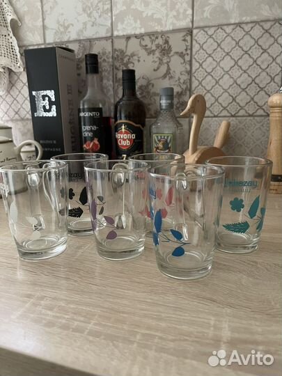 Кружка стеклянная для горячих напитков