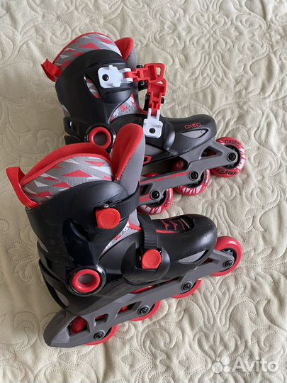 Роликовые коньки oxelo, наколенники