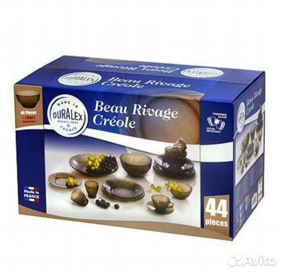 Набор столовой посуды Duralex, франция