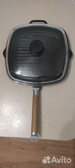 Чугунная сковородка гриль