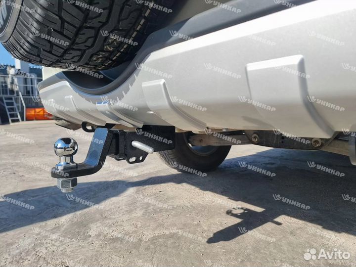 Фаркоп на Mitsubishi Pajero 3, 4 пок. под квадрат