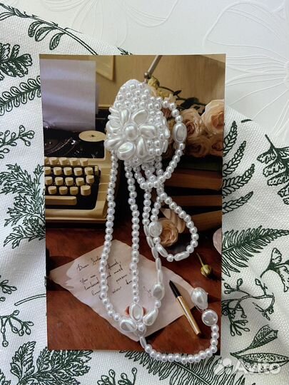 Серьга ручной работы в винтажном стиле